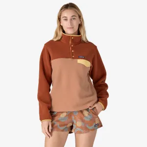 Patagonia Women's Lightweight Synchilla Snap-T Fleece Pullover - Terra Pink