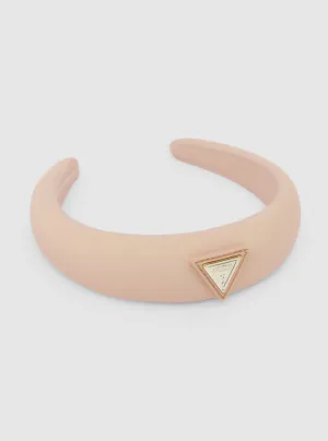 Pink Logo Headband Guess