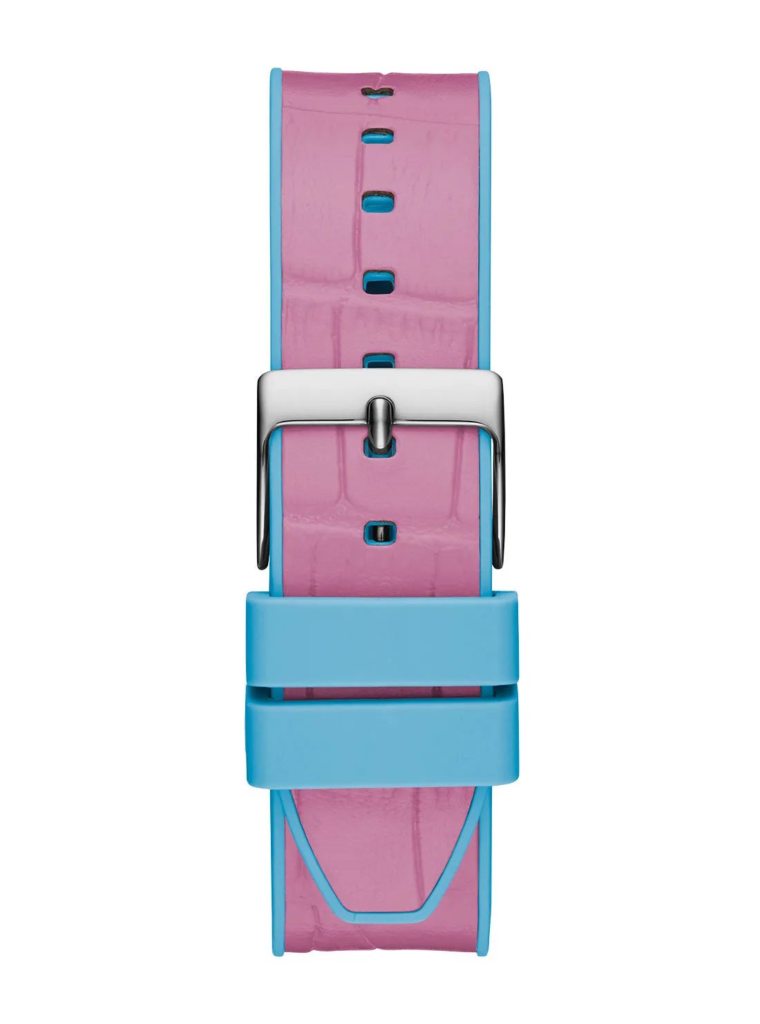 Pink Turquoise Fusion Silicone Watch Guess