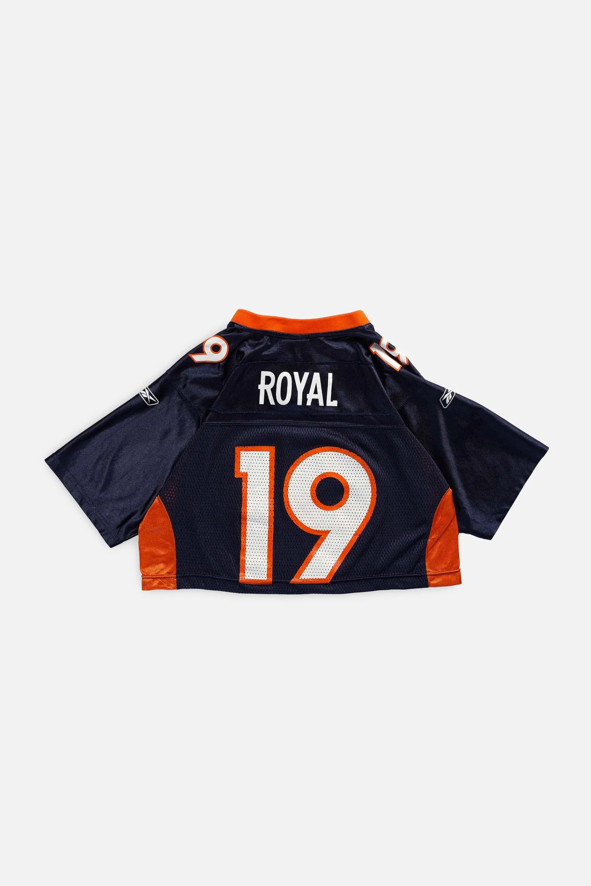 Rework Broncos Crop NFL Jersey - S Frankie