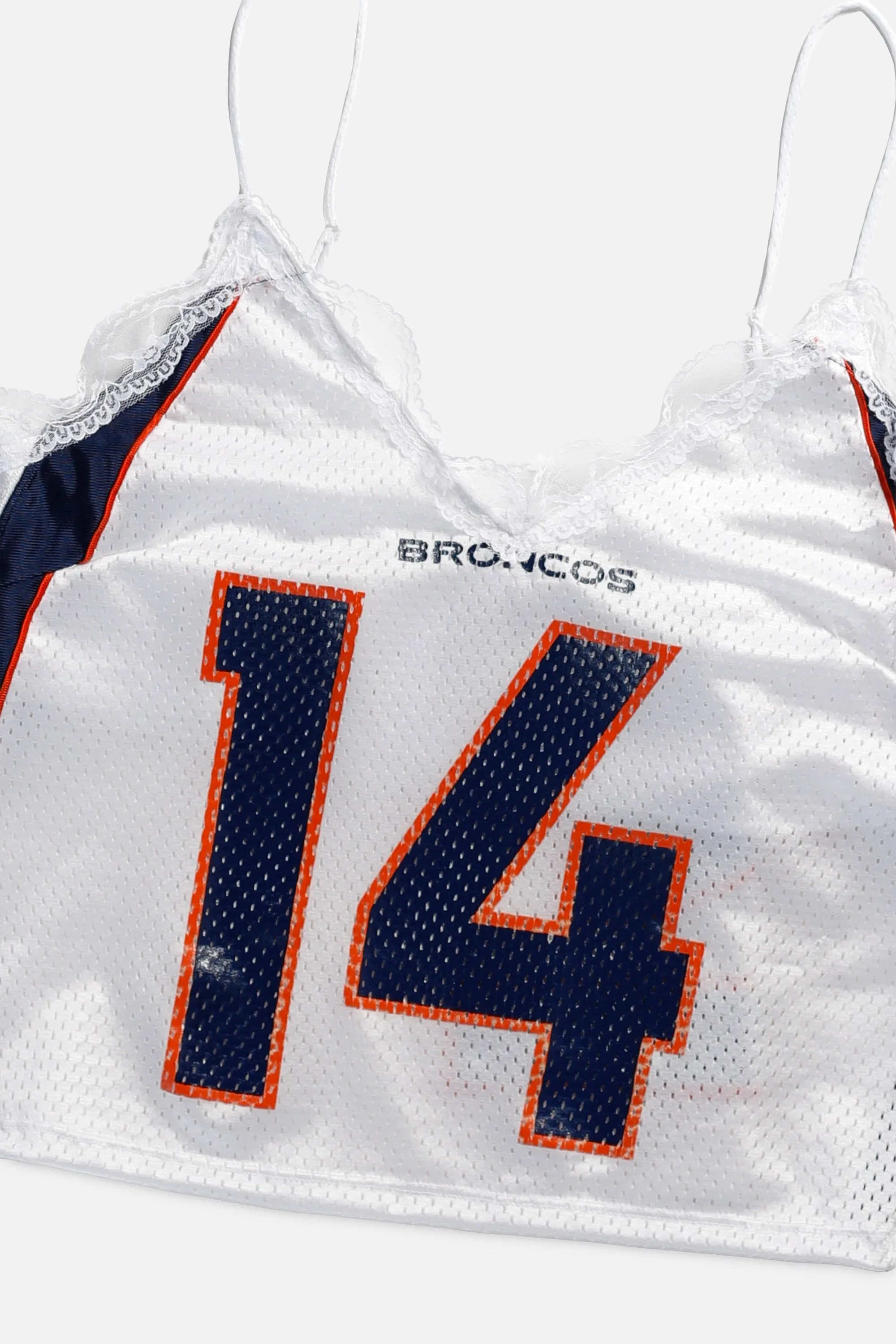 Rework Broncos Lace Tank - L Frankie