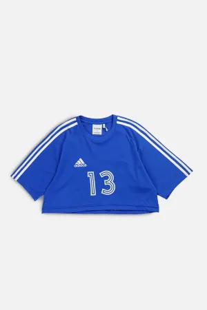 Rework Crop Adidas Soccer Jersey - S Frankie