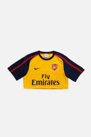 Rework Crop Arsenal Soccer Jersey - S Frankie