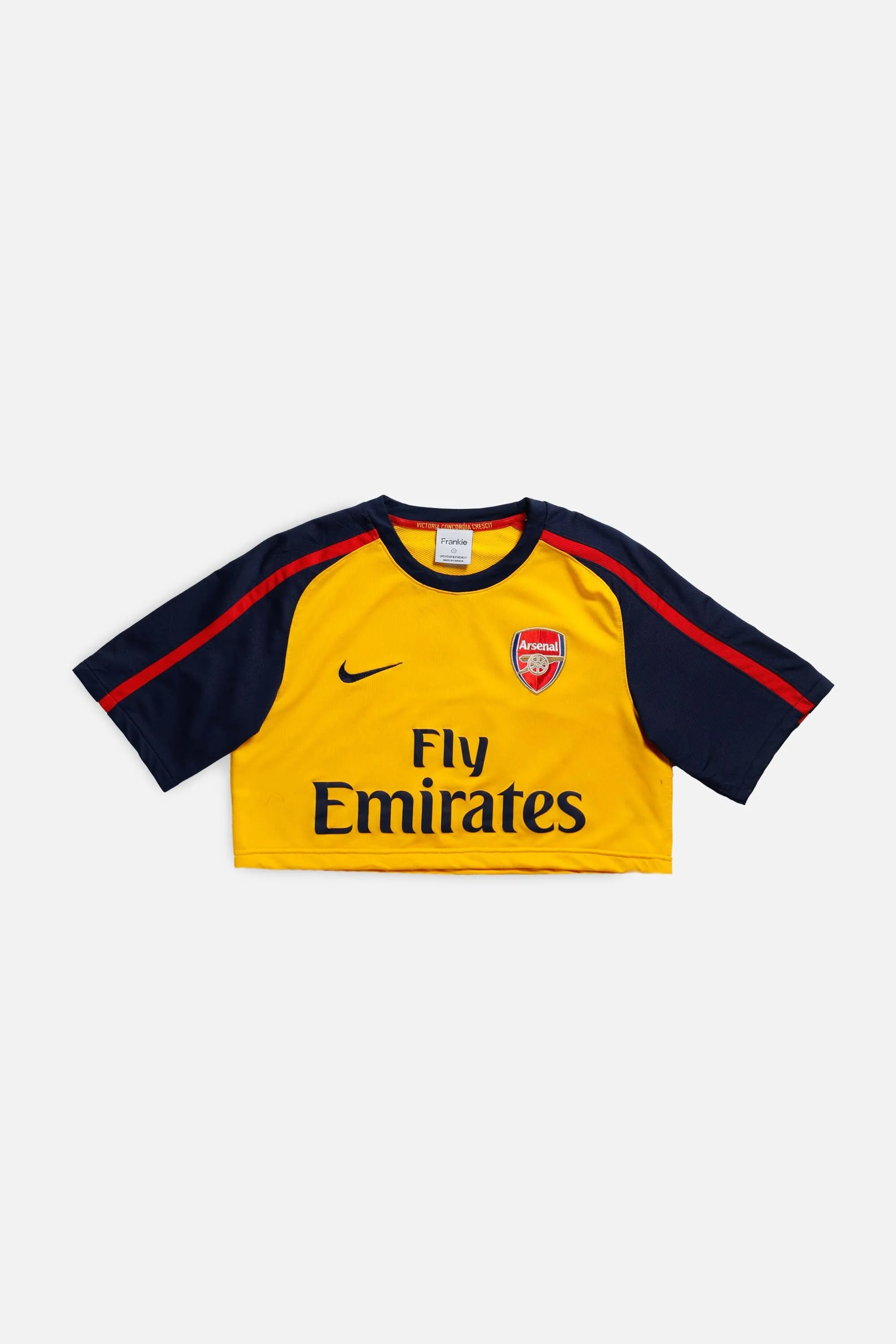 Rework Crop Arsenal Soccer Jersey - S Frankie