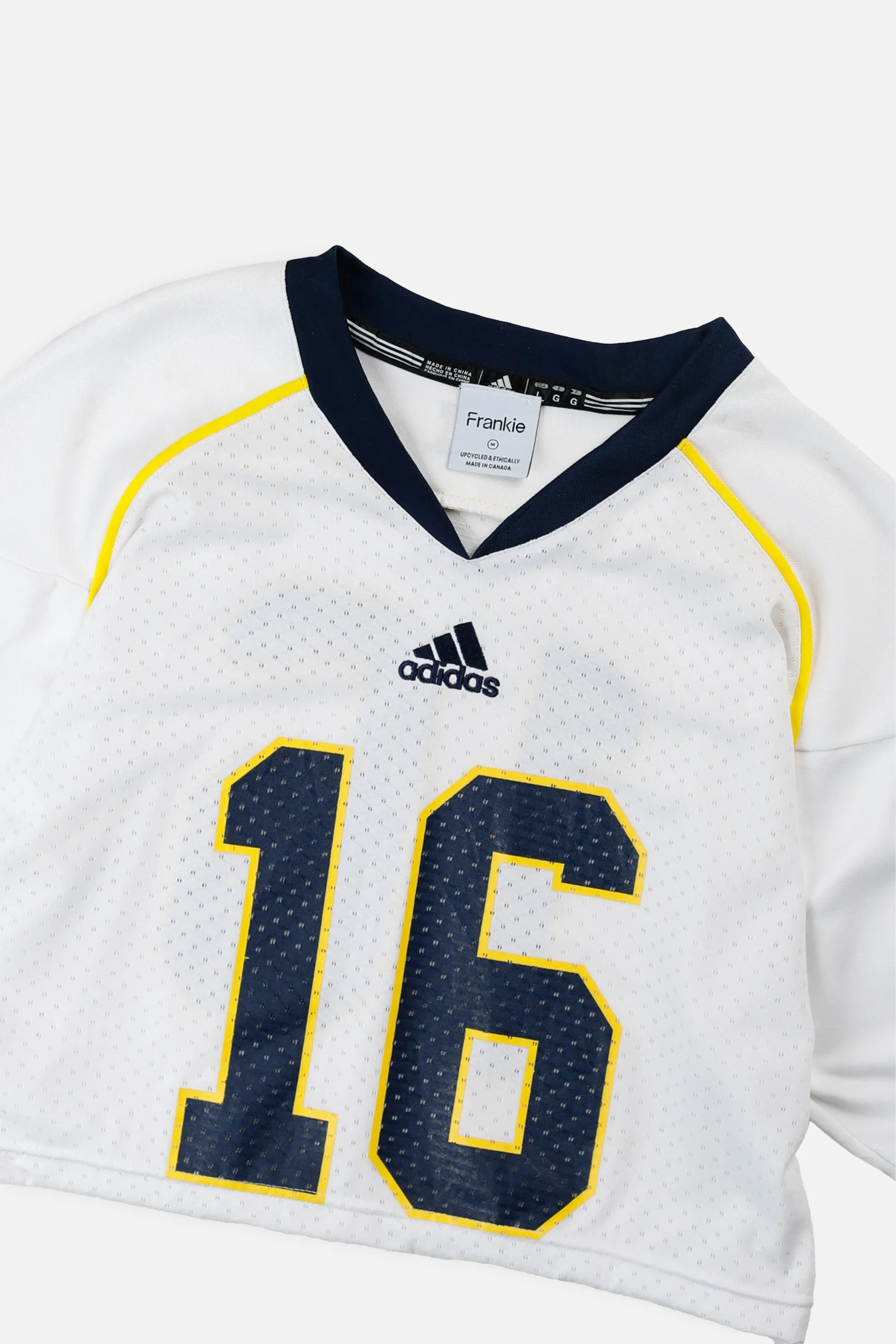 Rework Crop Michigan Wolverines NCAA Jersey - M Frankie