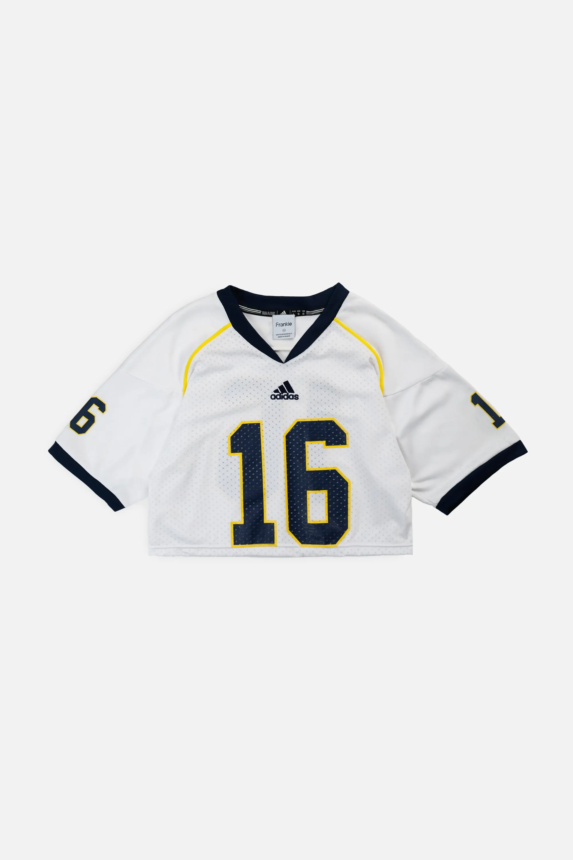 Rework Crop Michigan Wolverines NCAA Jersey - M Frankie