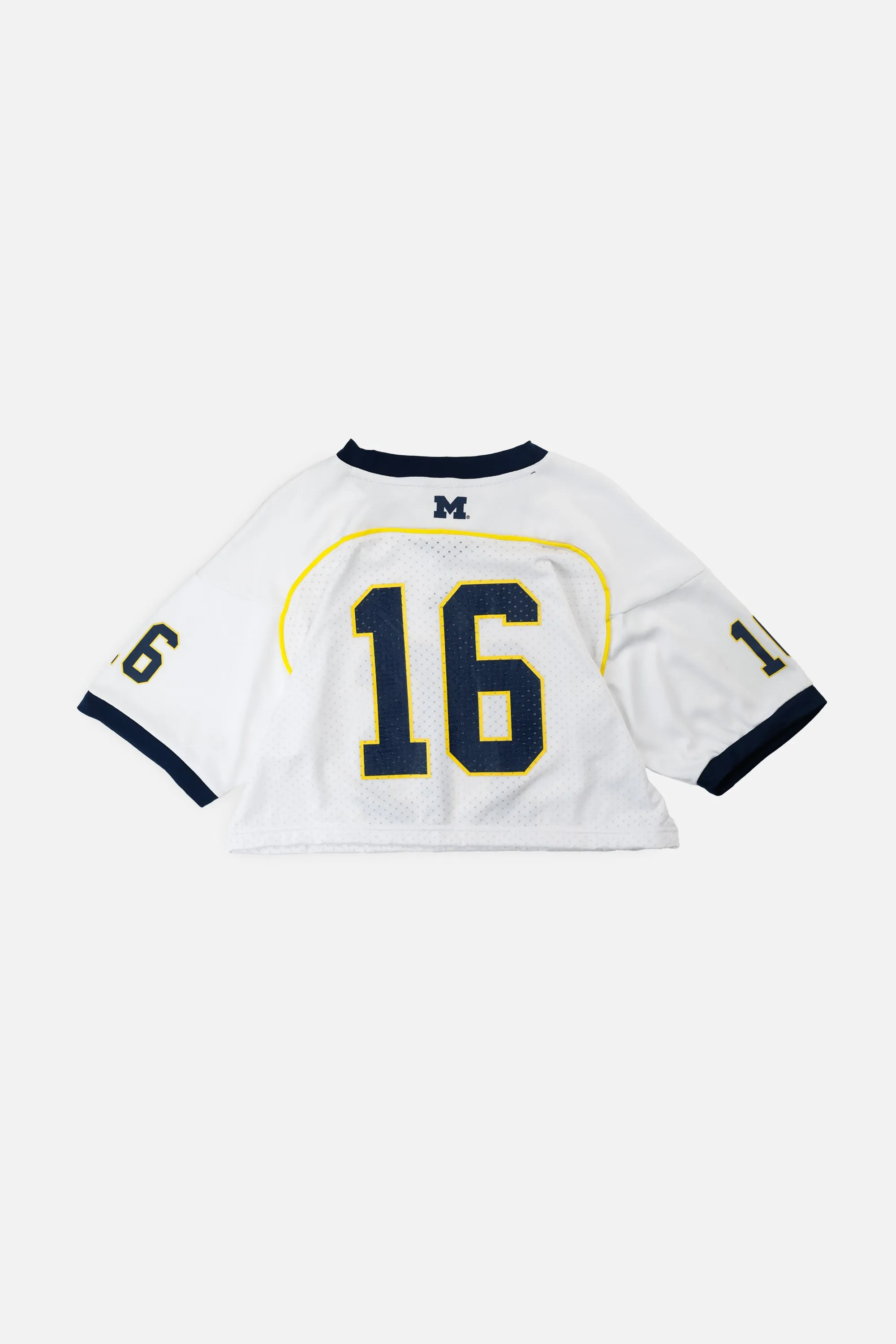Rework Crop Michigan Wolverines NCAA Jersey - M Frankie