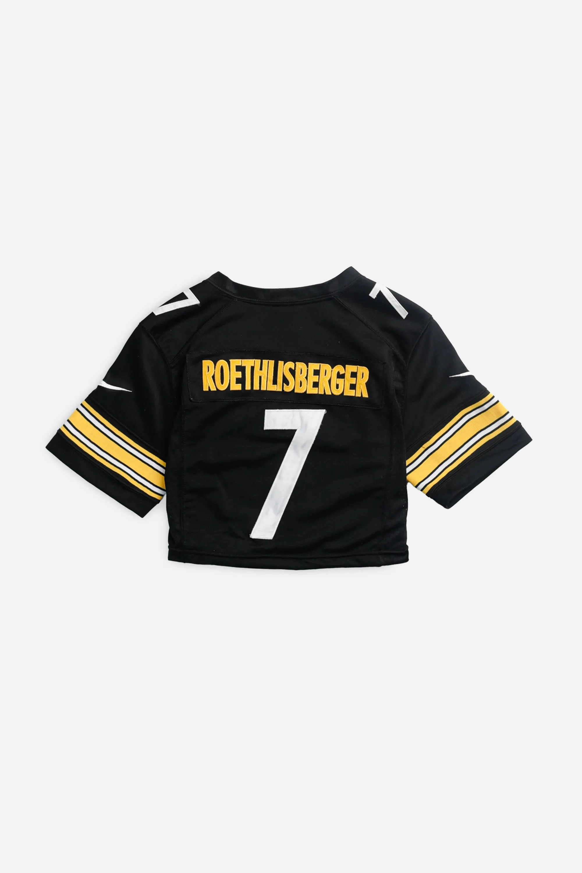 Rework Crop Pittsburgh Steelers NFL Jersey - XS Frankie