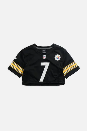 Rework Crop Pittsburgh Steelers NFL Jersey - XS Frankie