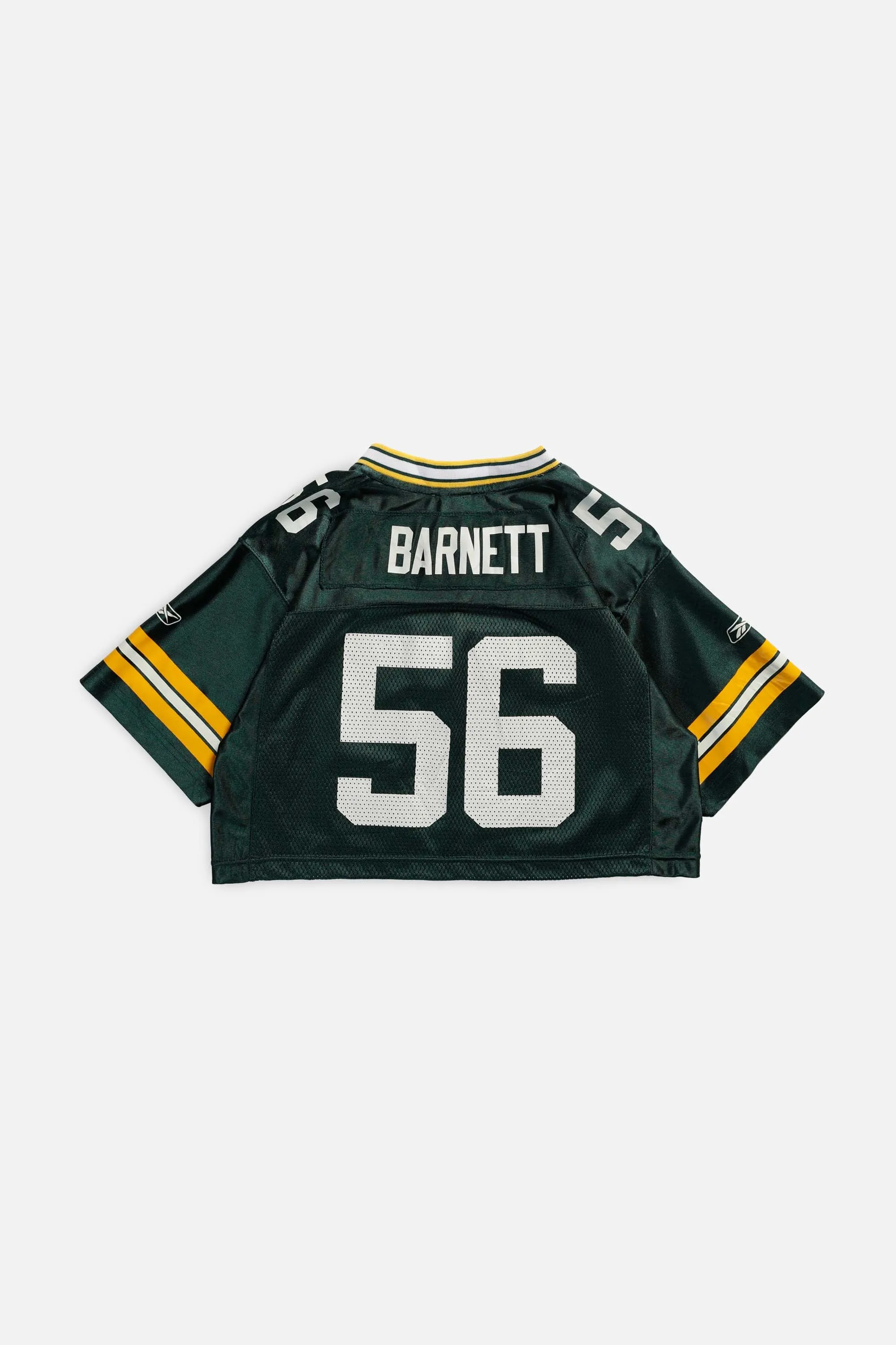 Rework Green Bay Packers Crop NFL Jersey - M Frankie