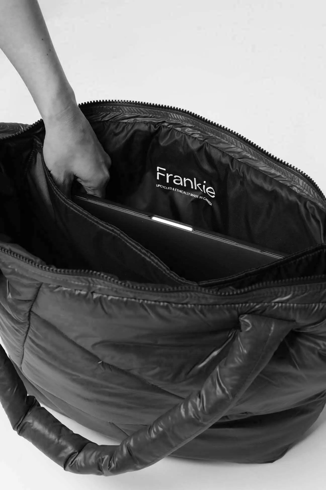 Rework Nike Puffer Tote Bag Frankie