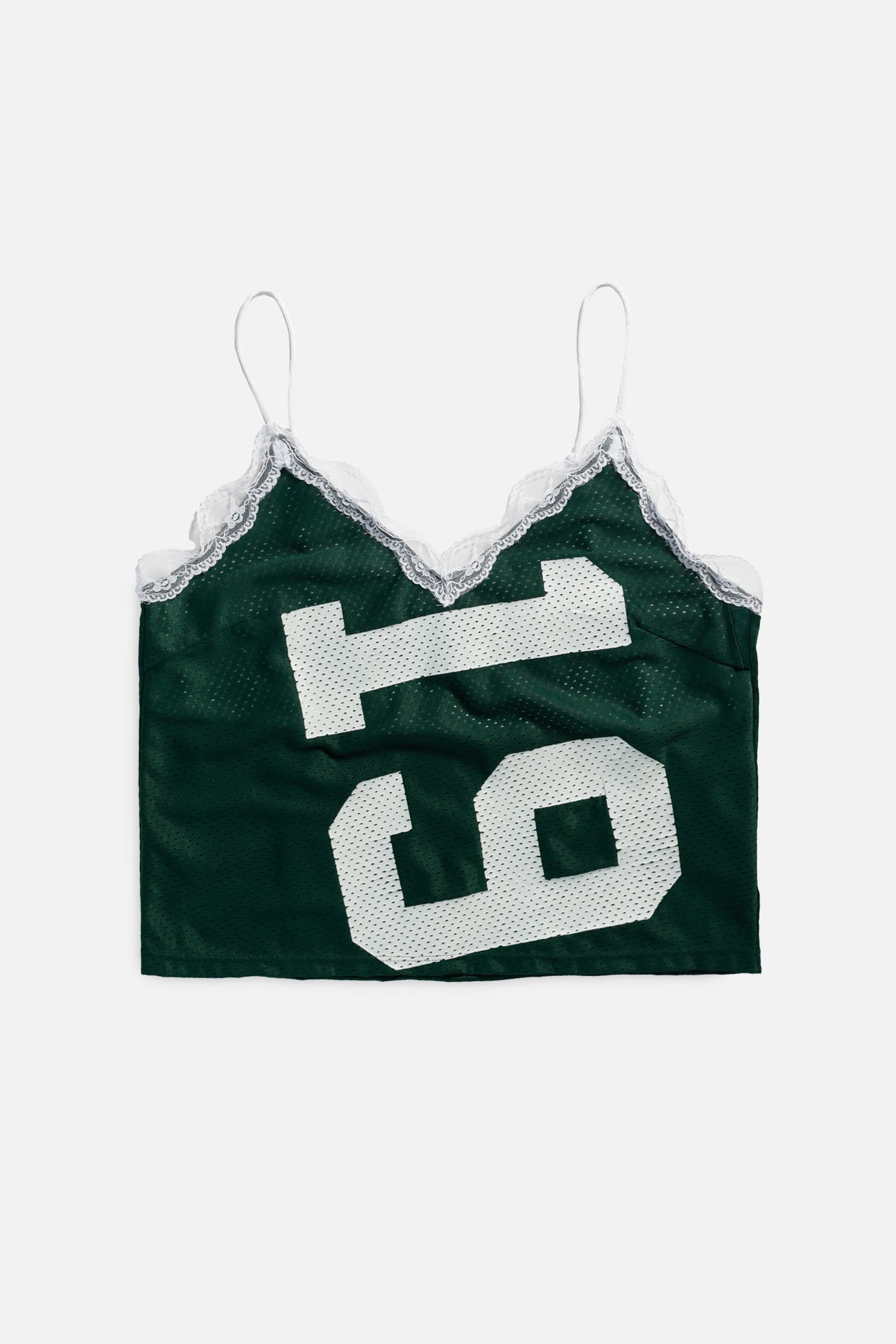 Rework NY Jets Lace Tank - L Frankie