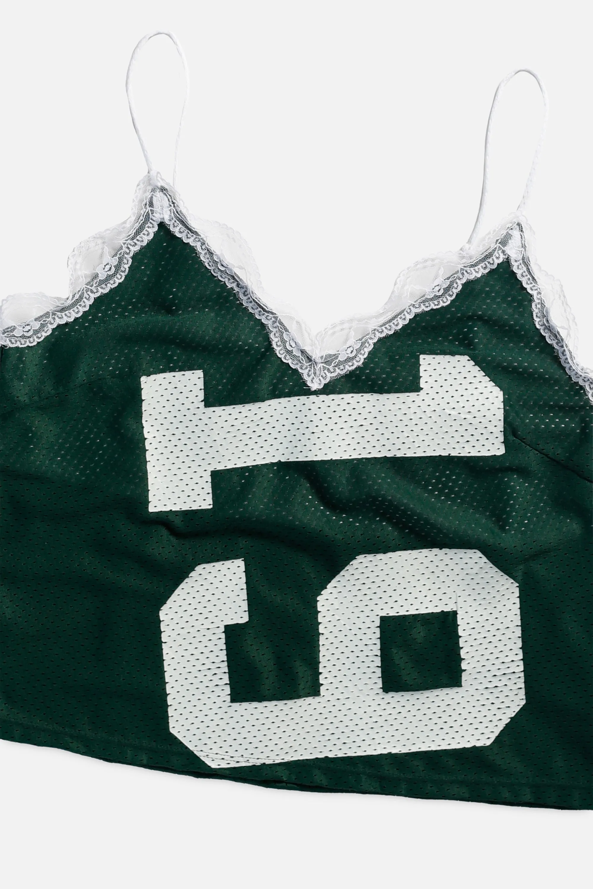 Rework NY Jets Lace Tank - L Frankie