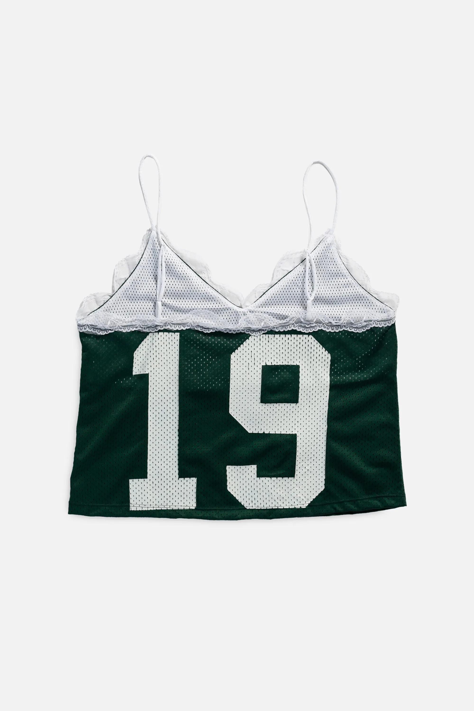 Rework NY Jets Lace Tank - L Frankie
