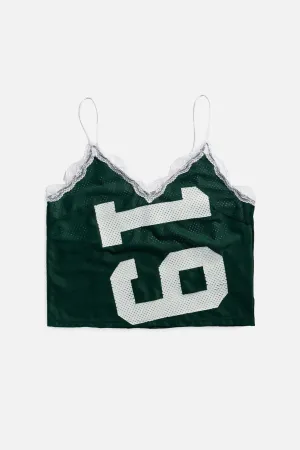 Rework NY Jets Lace Tank - L Frankie