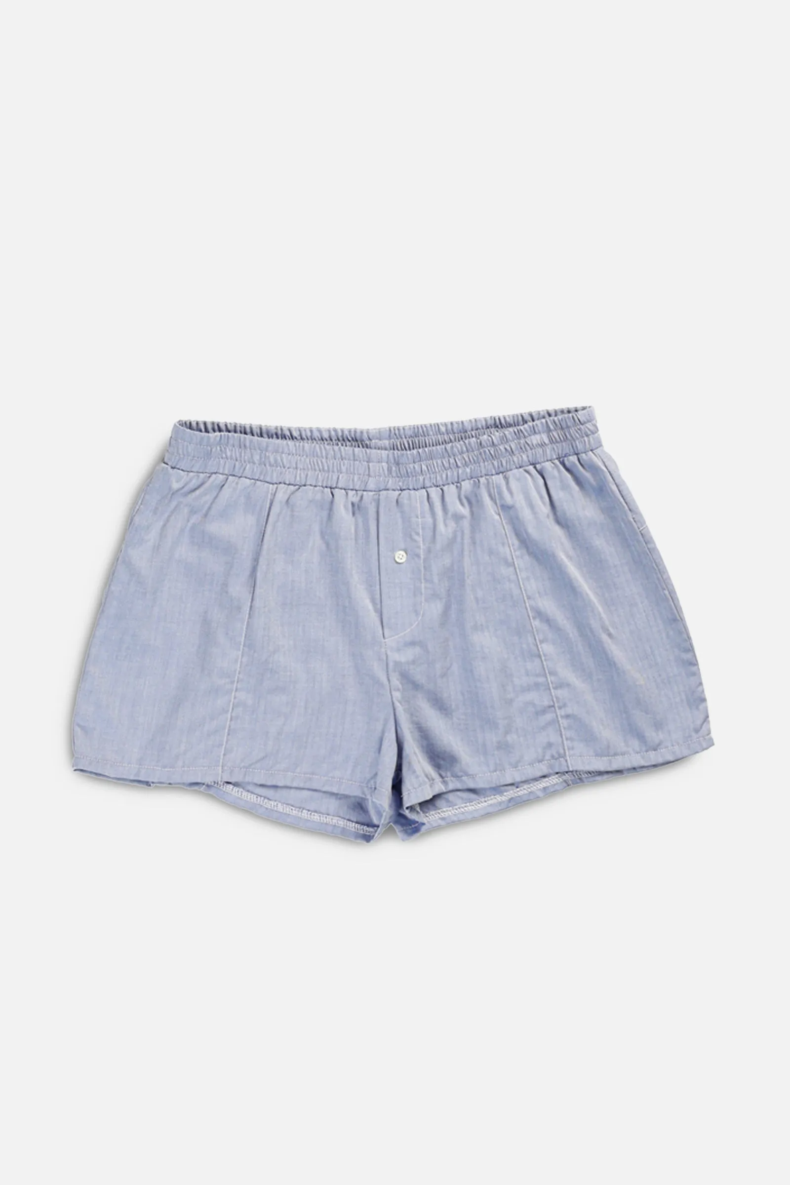 Rework Oxford Mini Boxer Shorts - L Frankie