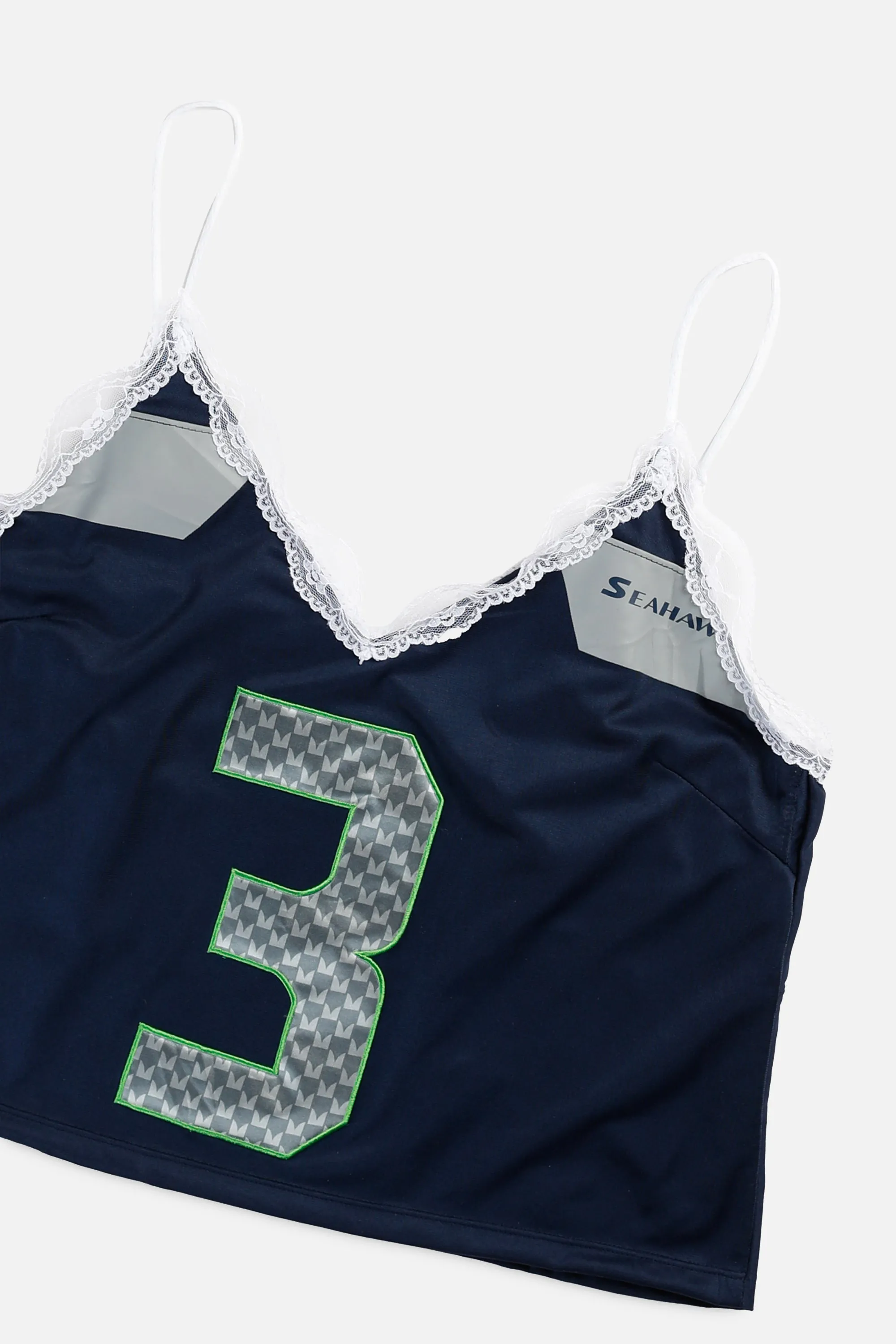 Rework Seattle Seahawks Lace Tank - XL Frankie