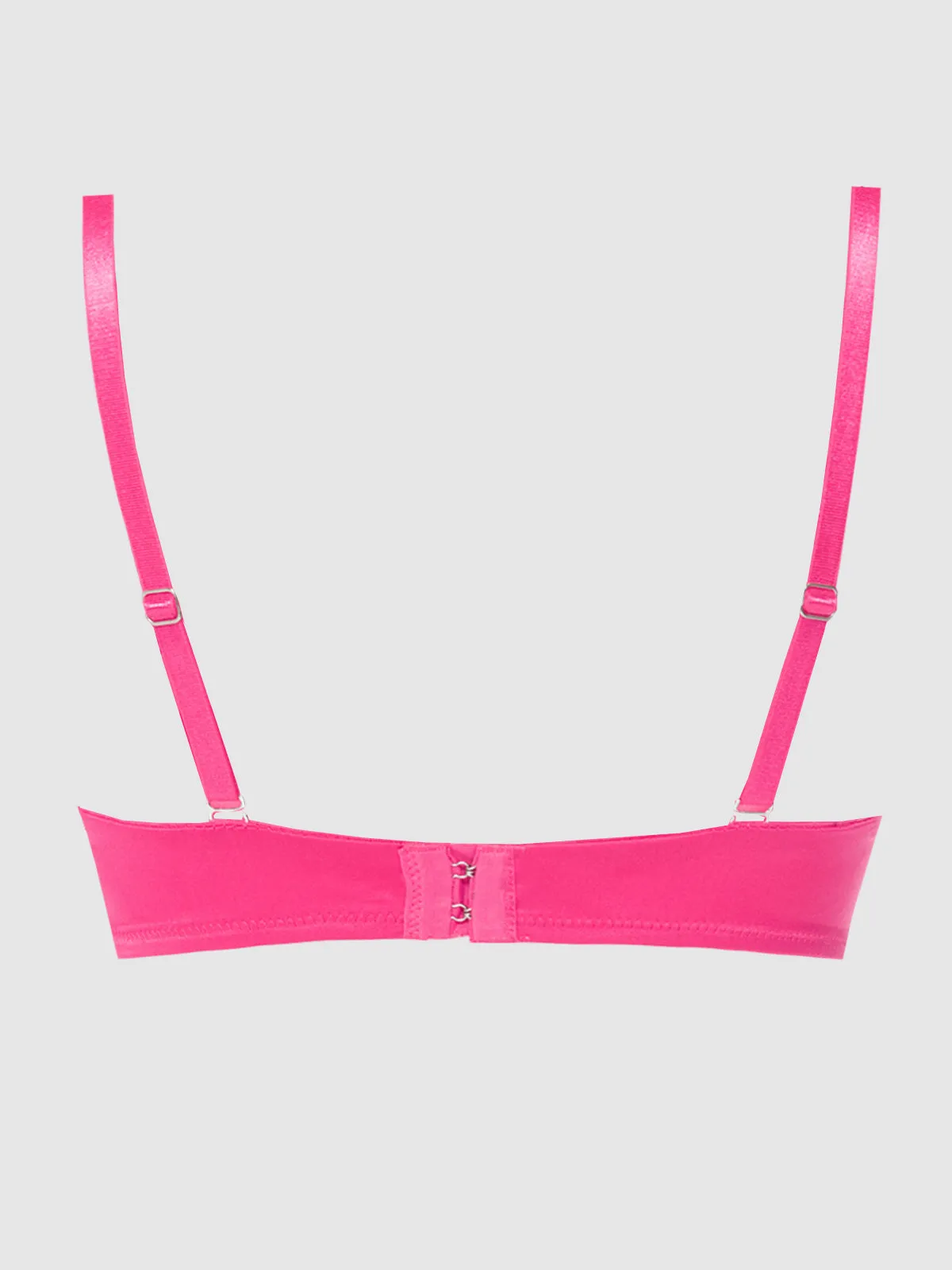 Rising Star Plunge Push Up Bra in Petra Satin by Frederick's of Hollywood