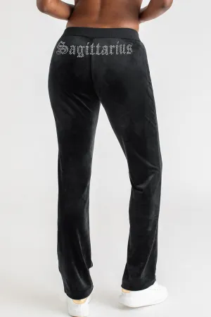 Sagittarius Big Bling Velour Track Pants by Juicy Couture