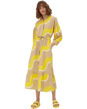 Size 10 | Chinti & Parker Cotton Waves Dress
