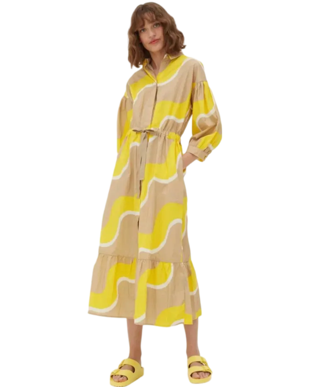 Size 10 | Chinti & Parker Cotton Waves Dress