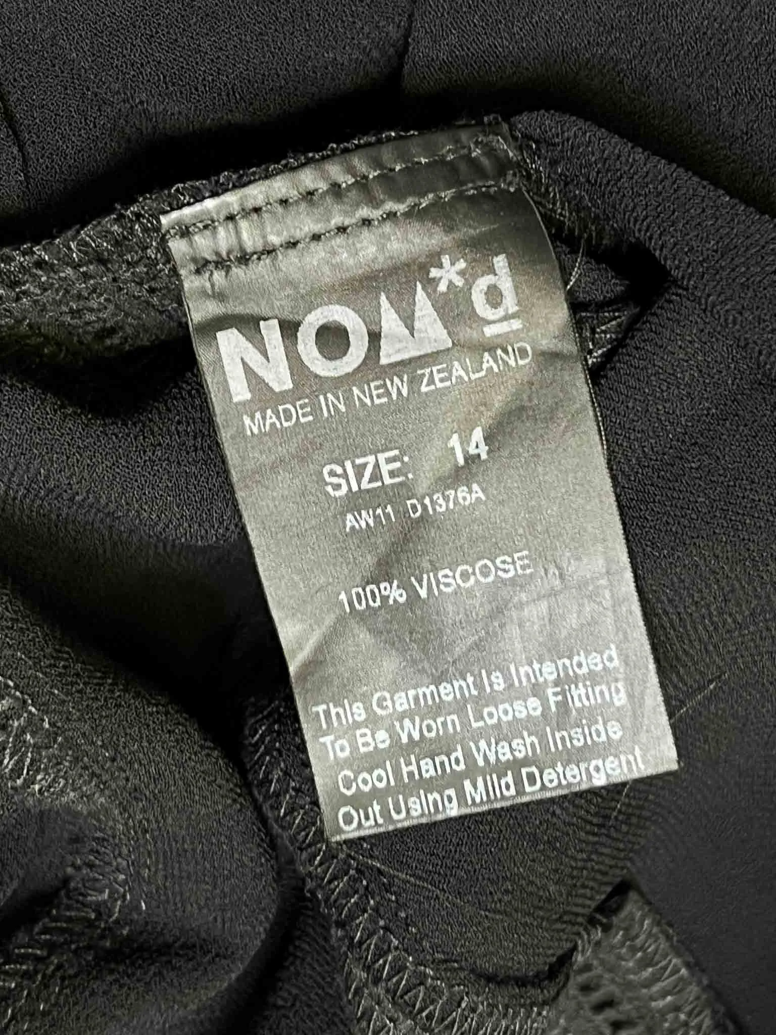 Size 14 | Nom*D Sheer Viscose Tank Dress