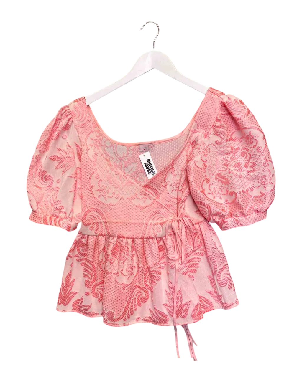 Size 6 | Amores De Toquio Brocade Wrap Top