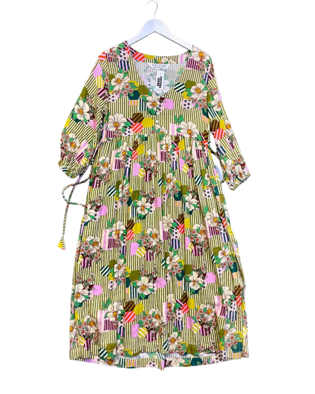 Size 8 | Sage x Clare Floral Dress