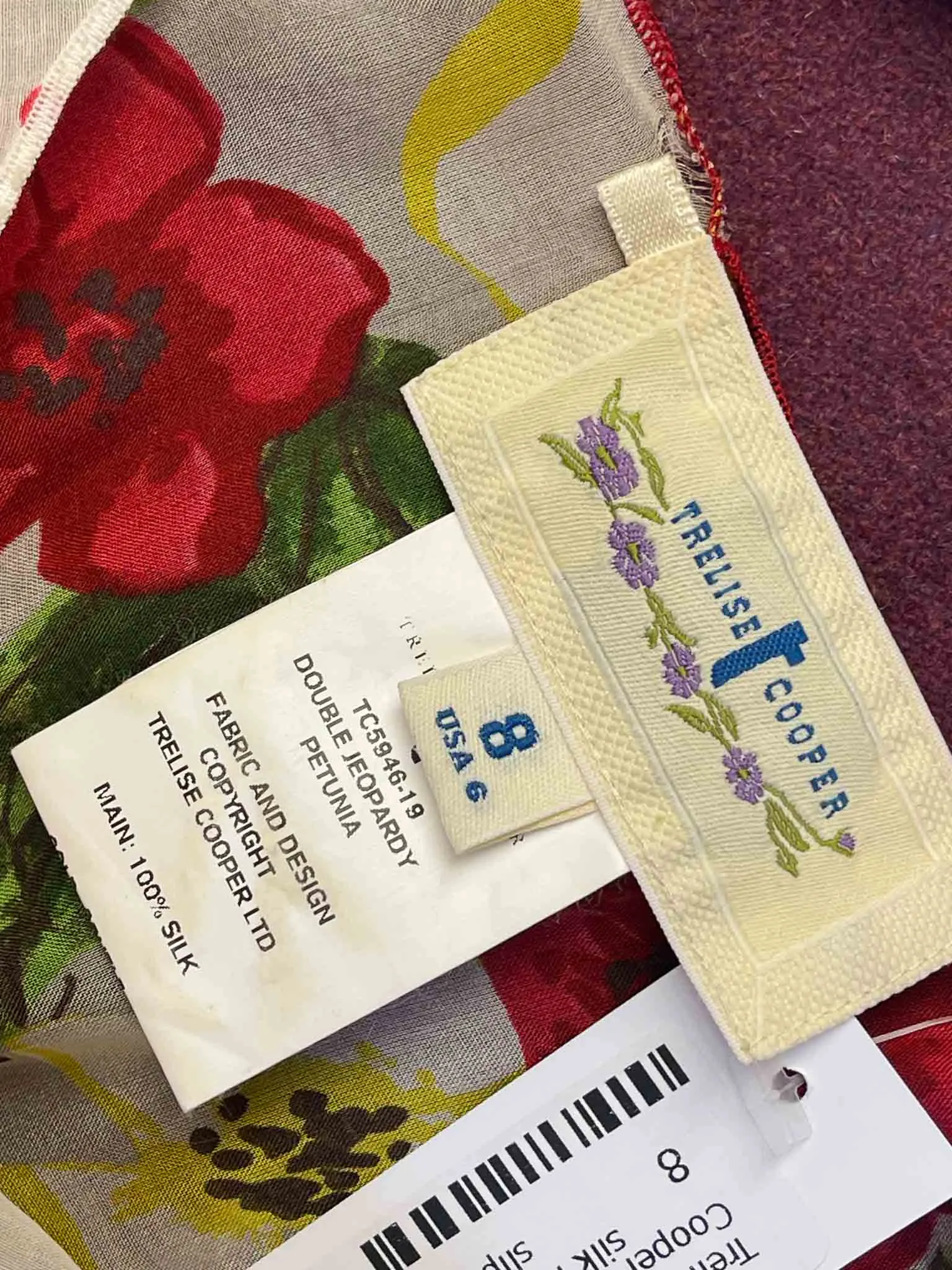 Size 8 | Trelise Cooper Floral Silk Dress