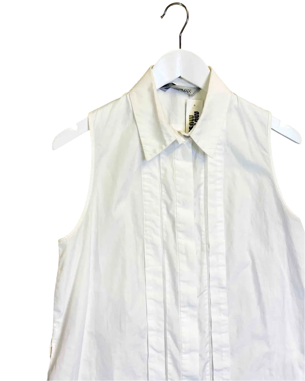 Size M | Sportsmax Silk and Cotton Shirt Dress