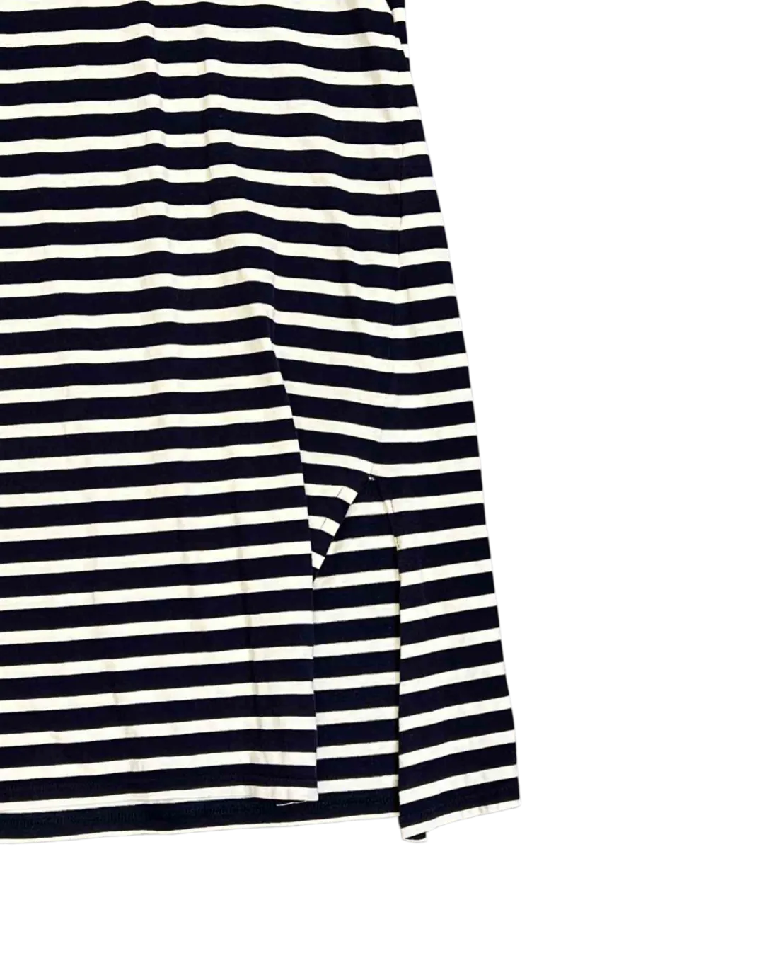 Size S | Vege Threads Organic Cotton Striped T-Shirt Dress