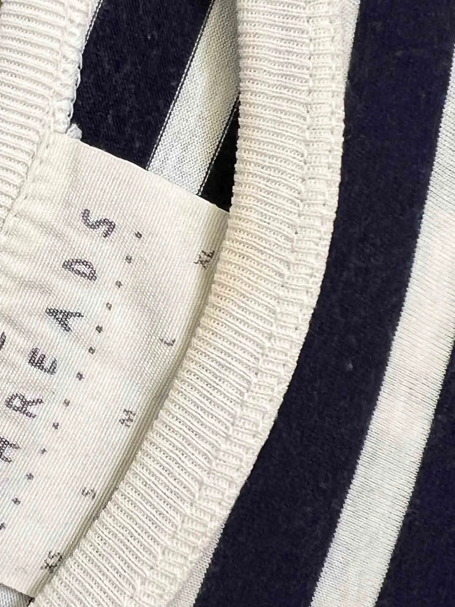 Size S | Vege Threads Organic Cotton Striped T-Shirt Dress