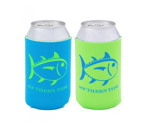 Southern Tide Reversible Can Caddie - Waterfall/Lime