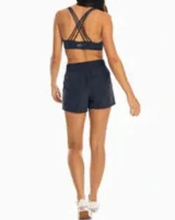 Southern Tide Women's Coastal Performance Solid Short - Nautical Navy