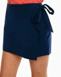Southern Tide Women's Jourdan Solid Performance Skort - Nautical Navy