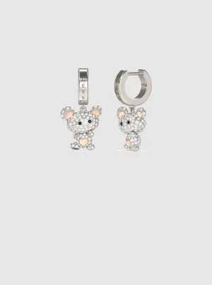 Teddy Bear Charm Earrings Guess