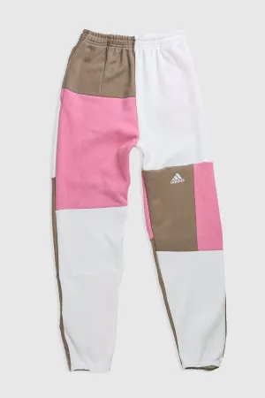 Unisex Rework Adidas Patchwork Sweatpants - XS Frankie