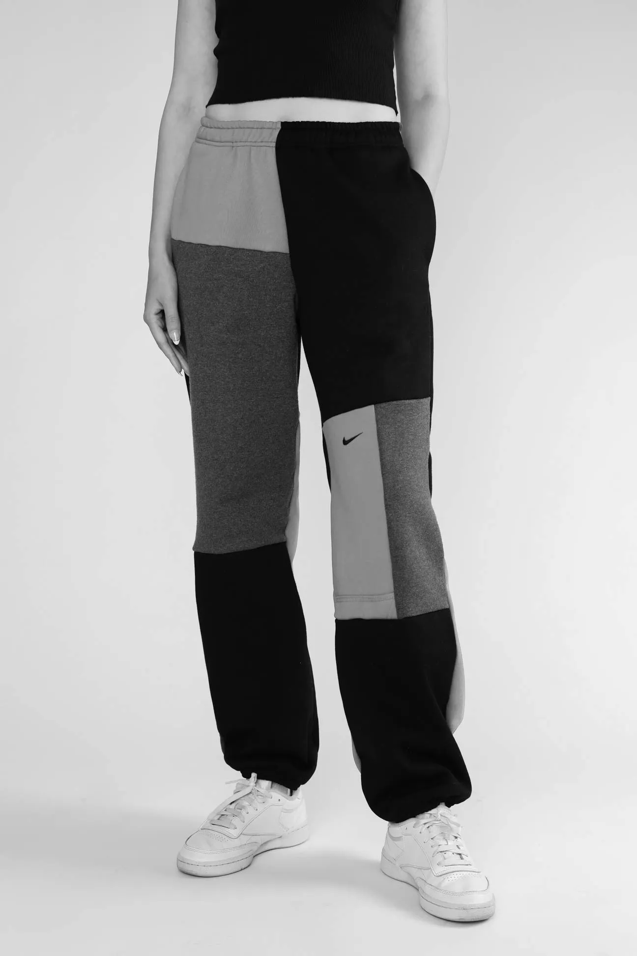 Unisex Rework Adidas Patchwork Sweatpants - XS Frankie