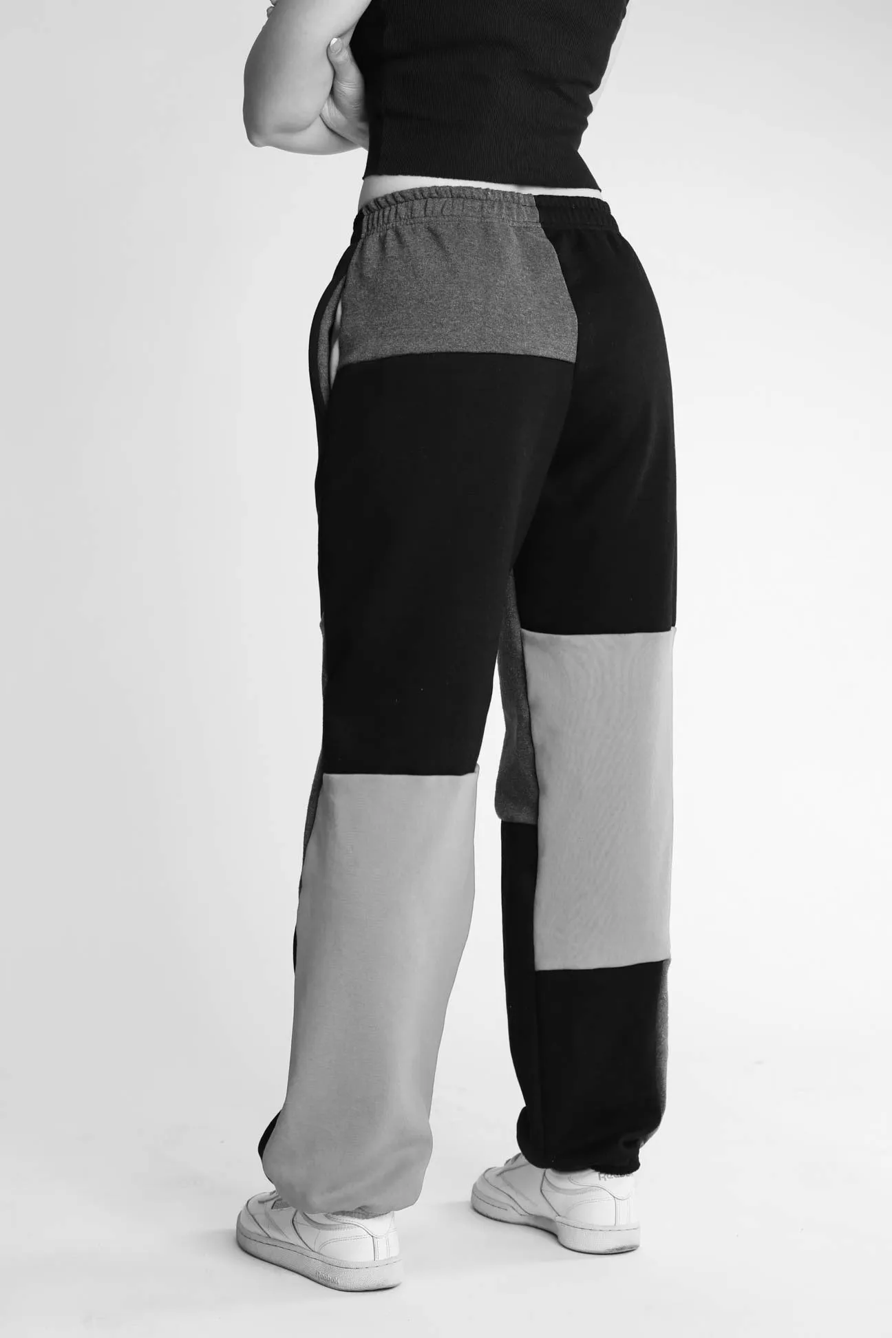 Unisex Rework Adidas Patchwork Sweatpants - XS Frankie