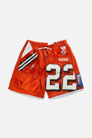 Unisex Rework Browns Jersey Shorts - L Frankie