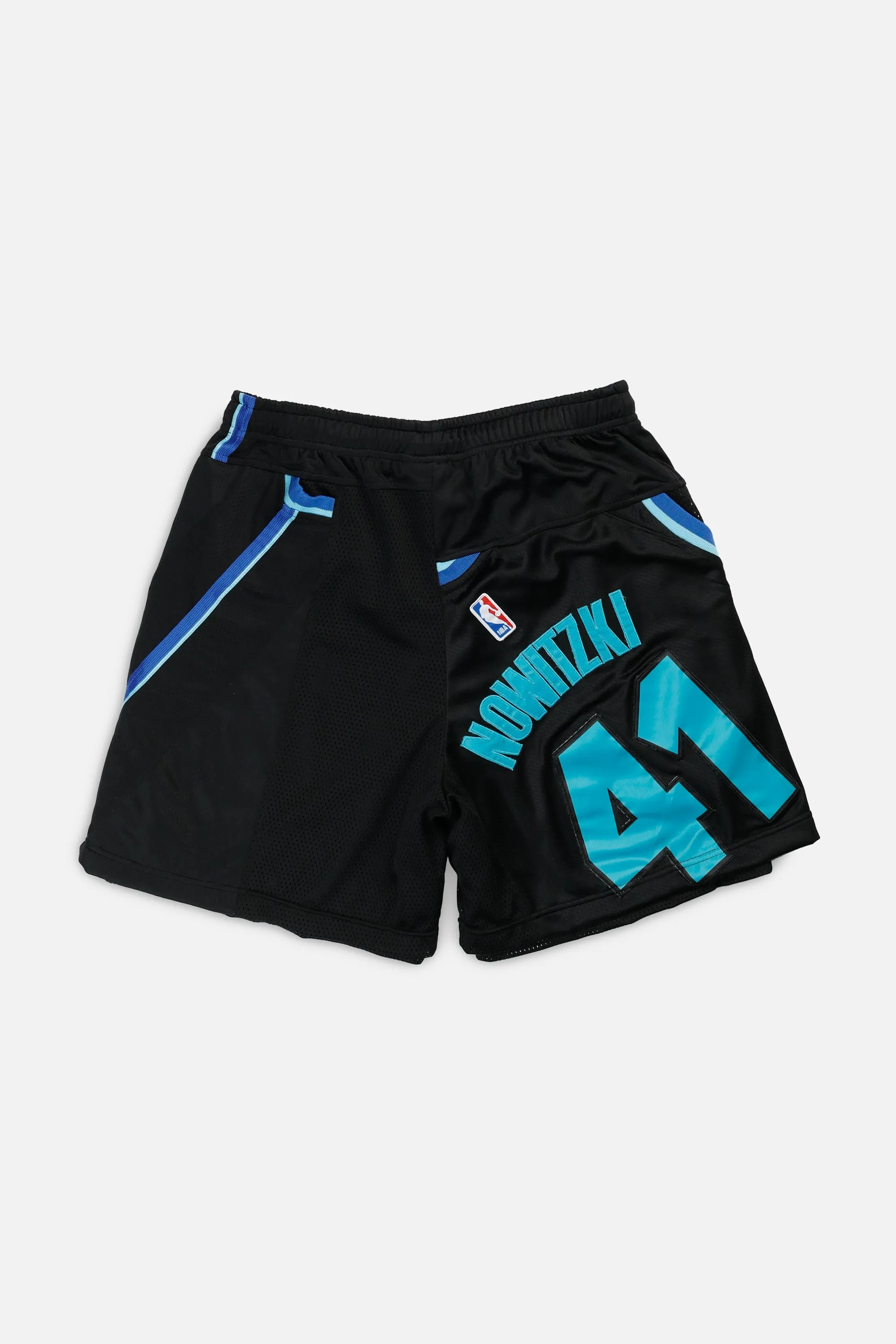 Unisex Rework Dallas Mavericks NBA Jersey Shorts - L Frankie