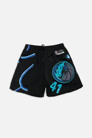 Unisex Rework Dallas Mavericks NBA Jersey Shorts - L Frankie