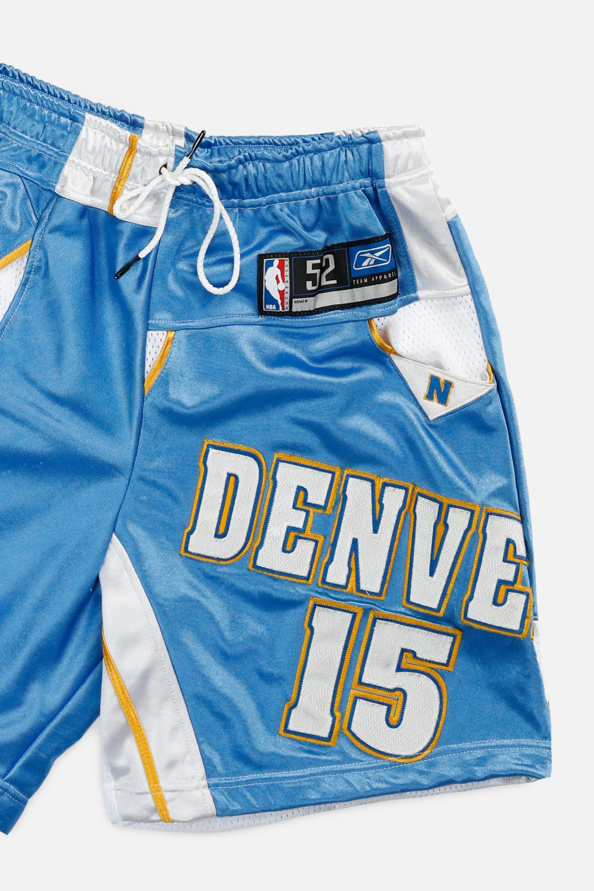 Unisex Rework Denver Nuggets NBA Jersey Shorts - S Frankie