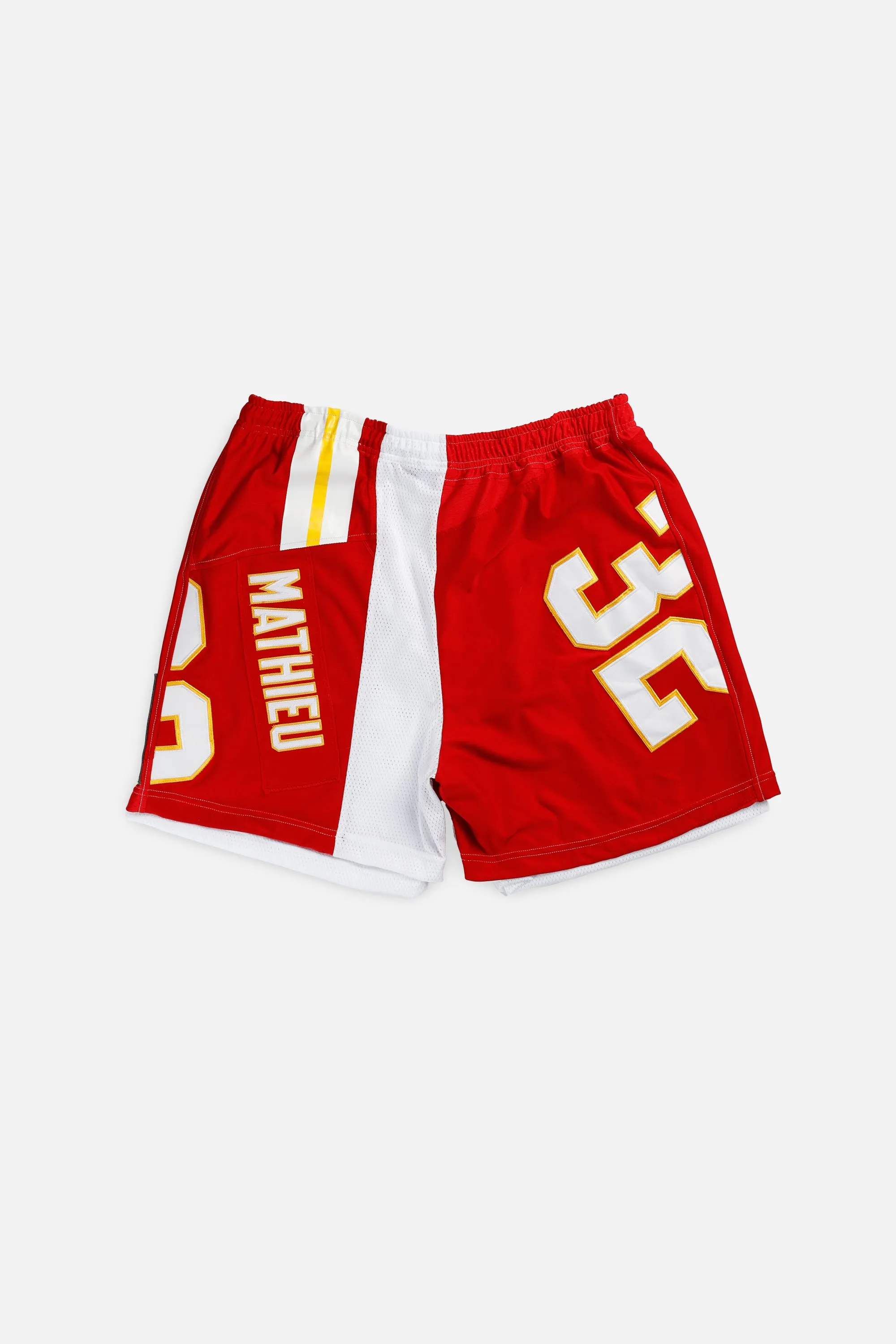 Unisex Rework Kansas City Chiefs NFL Jersey Shorts - XXL Frankie