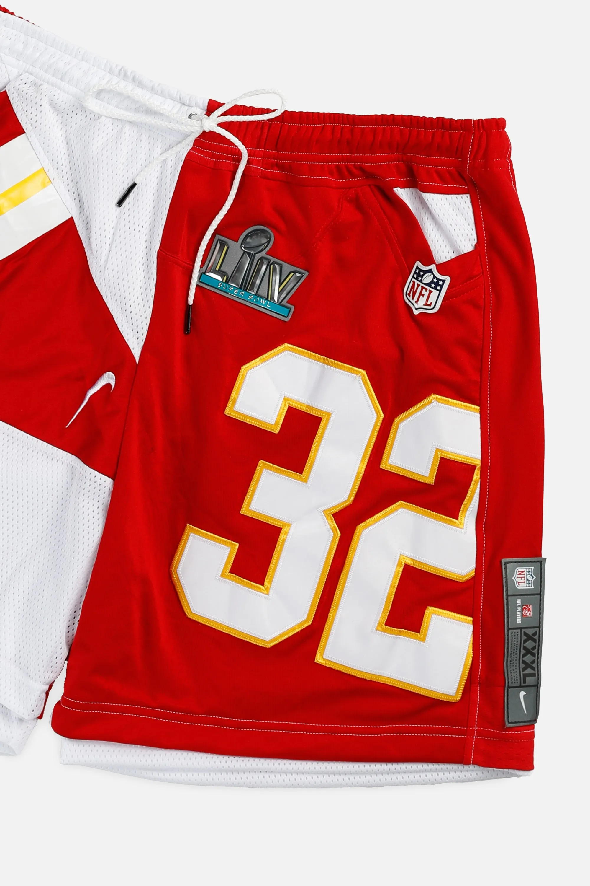 Unisex Rework Kansas City Chiefs NFL Jersey Shorts - XXL Frankie