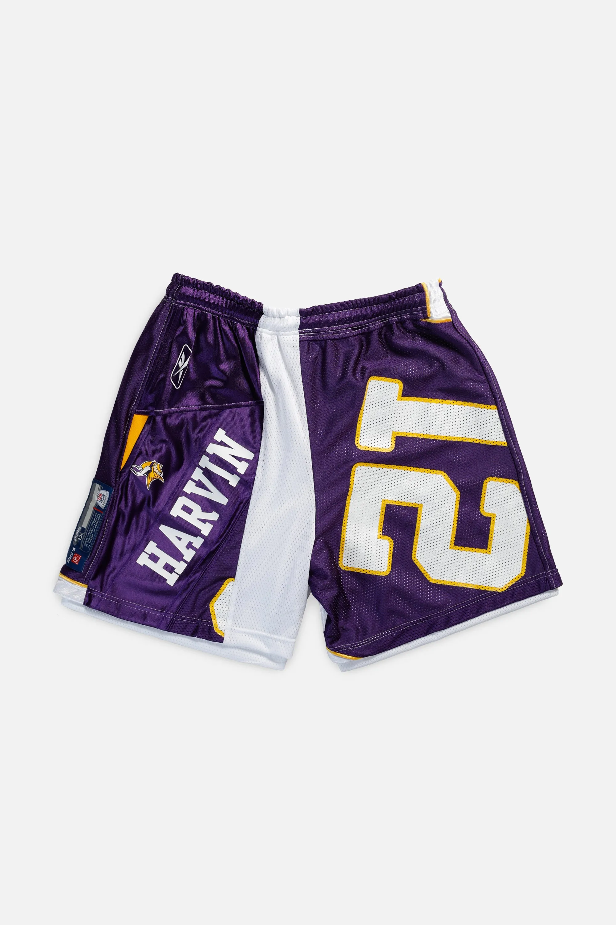 Unisex Rework Minnesota Vikings Jersey Shorts - XL Frankie
