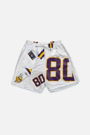 Unisex Rework Minnesota Vikings NFL Jersey Shorts - L Frankie