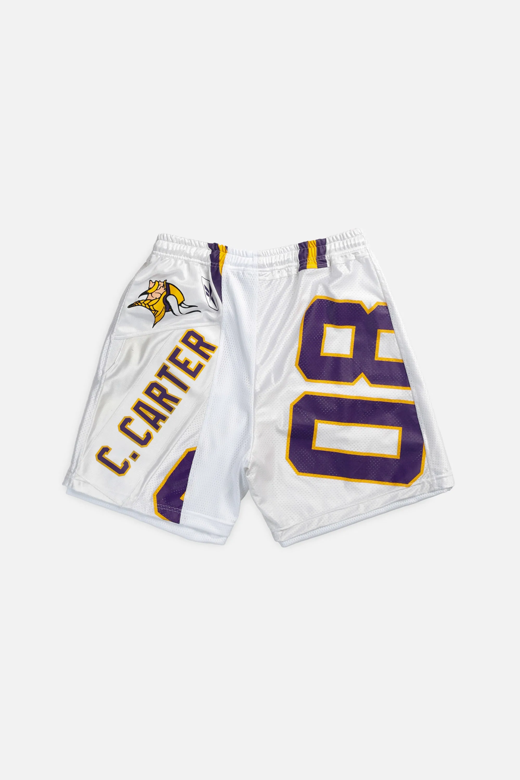 Unisex Rework Minnesota Vikings NFL Jersey Shorts - L Frankie