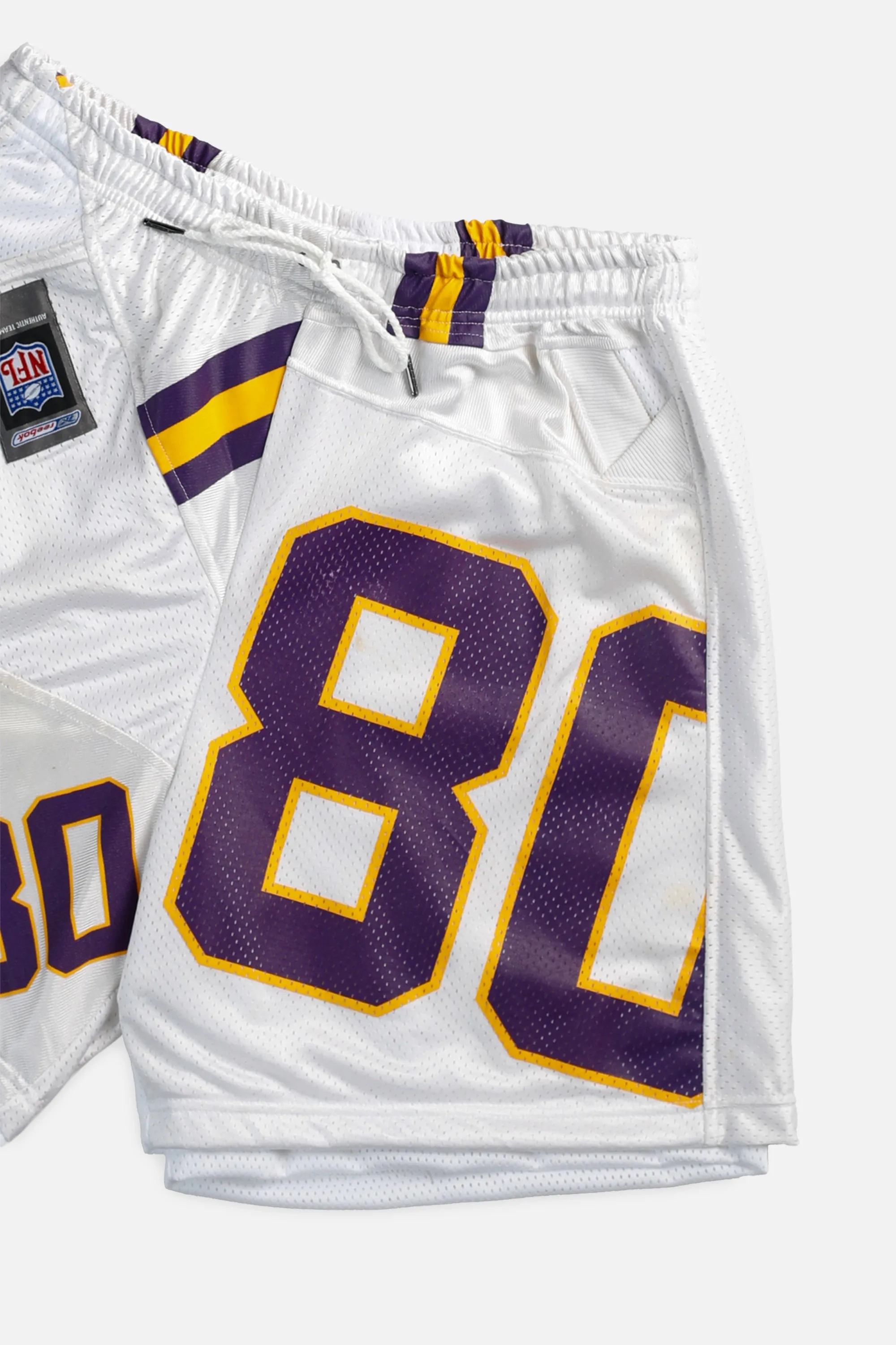 Unisex Rework Minnesota Vikings NFL Jersey Shorts - L Frankie