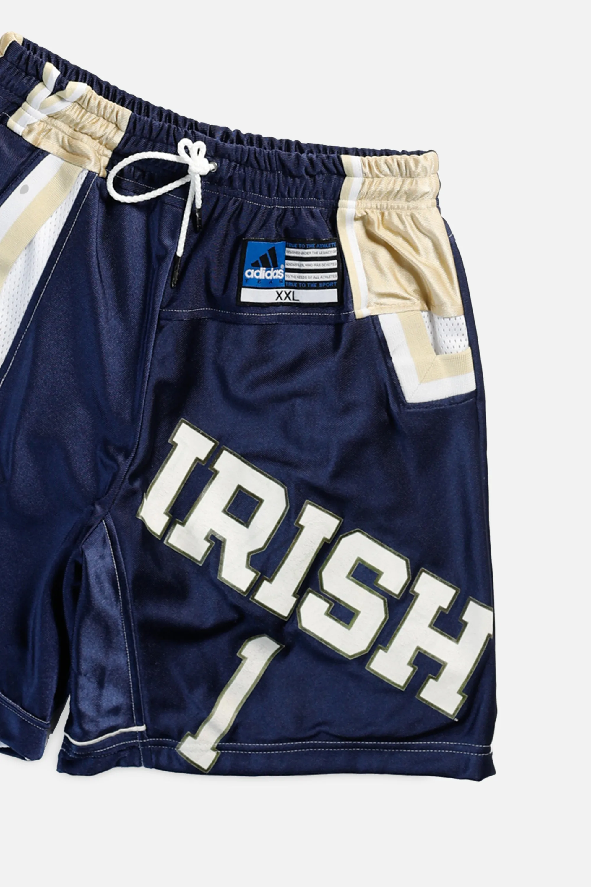 Unisex Rework Notre Dame Fighting Irish Jersey Shorts - S Frankie